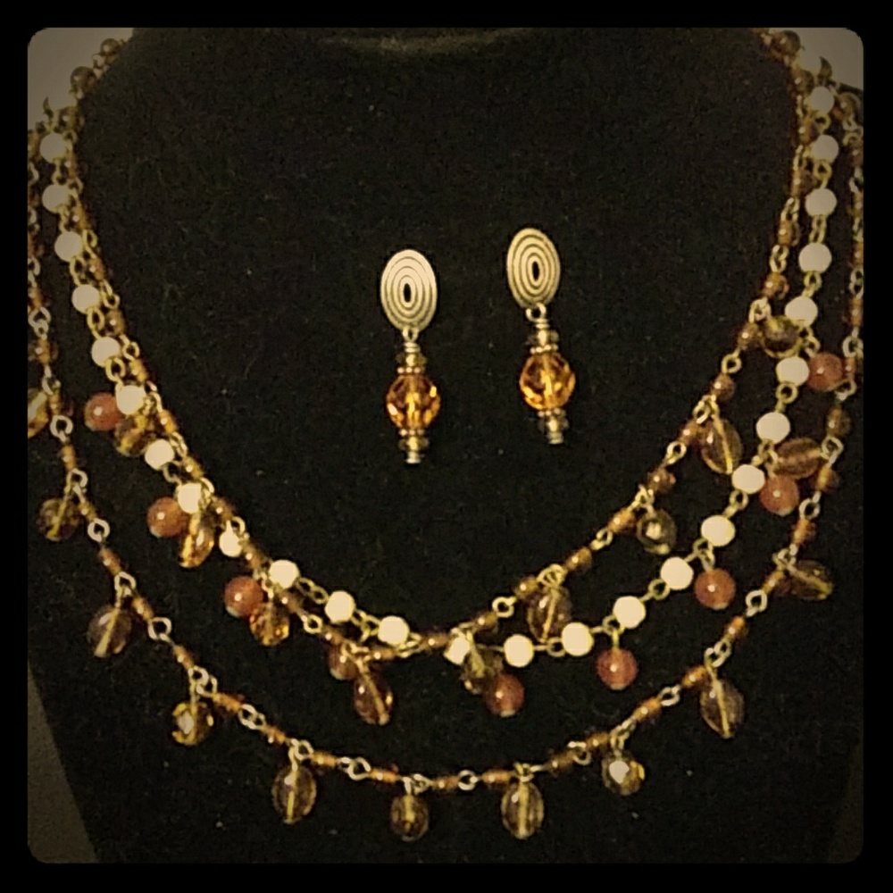 Nine West Triple Threat 2 piece Jewelry Set